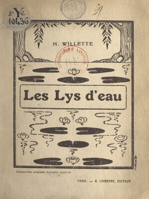 cover image of Les lys d'eau